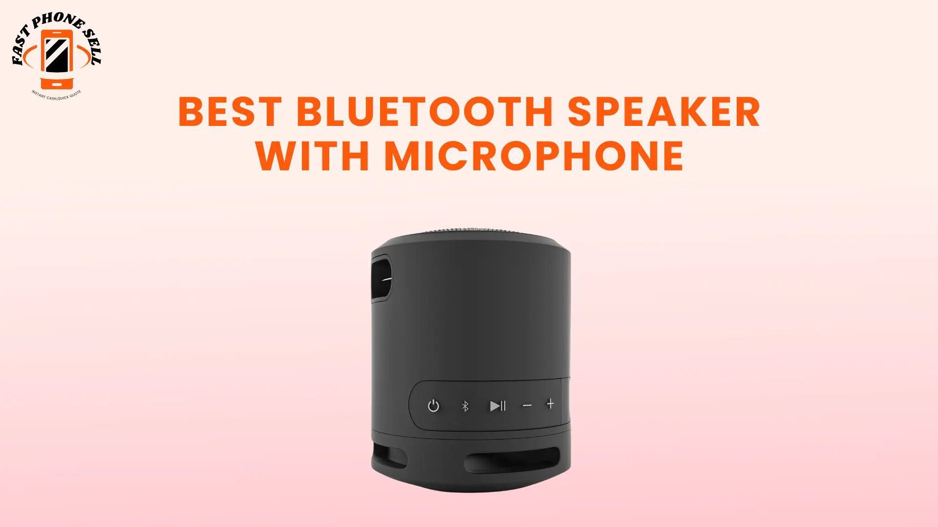 bluetooth speaker with microphone