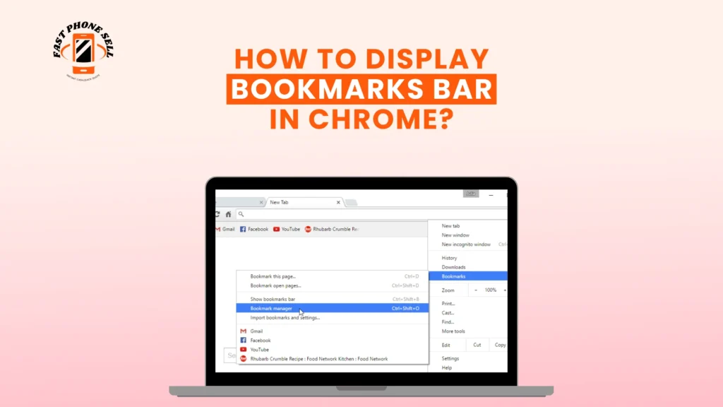 How to Display Bookmarks Bar in Chrome