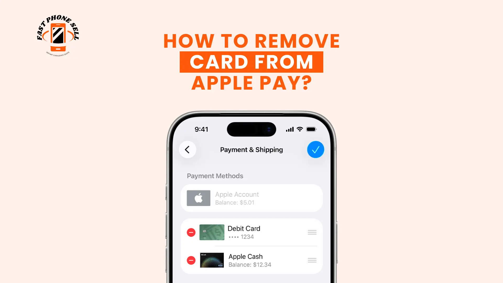 How to Remove Card from Apple Pay